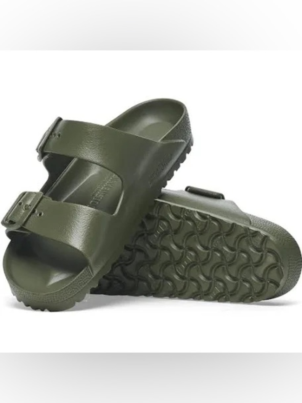 Birkenstock EVA Two-Strap Sandals in Olive